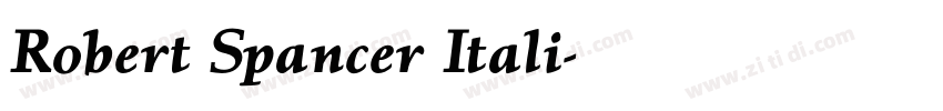 Robert Spancer Itali字体转换